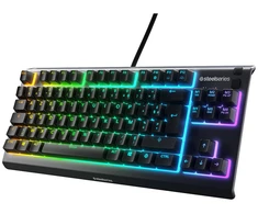 Žaidimų klaviatūra SteelSeries Apex 3 TKL, US kalba, Juodos spalvos