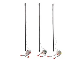 Žaislas katei Flamingo DANGLER, juodas/pilkas