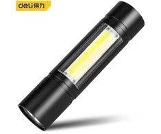 Žibintuvėlis DELI 3W/100lm su 400mAh baterija
