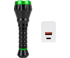 Žibintuvėlis PNI Adventure F750 žalia šviesa, aliuminis, LED 10W, 500 lm, iki 850 m, 4000mAh, IP44, 4000mAh komplekte, su pridedamu PNI CHG300 maitinimo šaltiniu
