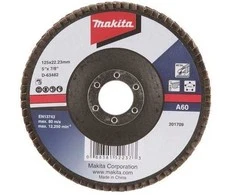 Makita Lapeliniai diskai Economy type 125x22.23 A60 Metalui D-63482