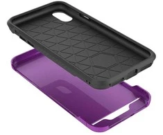 Zizo Star Diamond Hybrid dėklas skirtas Apple iPhone X Violetinė/Juodas