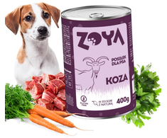 ZOYA Goat – drėgnas ėdalas šunims – 400g