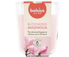 Žvakė, aromatinė Bolsius Blooming Magnolia, 45 h, Rožinė