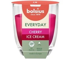 Žvakė aromatinė Bolsius Cherry Ice Kreminis 21 h Raudona/Rožinė