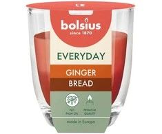 Žvakė, aromatinė Bolsius Ginger Bread, 21 h, Raudona