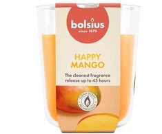 Žvakė, aromatinė Bolsius Happy Mango, 45 h, Oranžinė