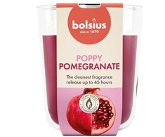 Žvakė, aromatinė Bolsius Poppy Pomegranate, 45 h