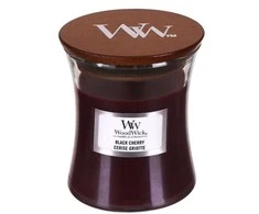 WoodWick Aromatinė žvakė (Black Cherry), 85 g