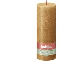 Žvakė, cilindrinė Bolsius Rustic,, 19/6.8 cm, ruda