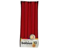 Žvakė, stalo Bolsius, 7.5 h, 245 mm, 10 vnt.