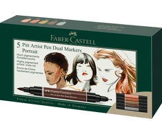 Faber-Castell – Indijos rašalo PAP dvigubo žymeklio portretas (5 vnt.) (162009)