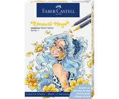 Žymekliai piešimui Faber-Castell Gofa Romantic Manga 1