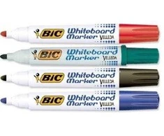 Bic Žymeklis baltai lentai Velleda 1701 1-5 mm, 4 spalvų rinkinys 8757151