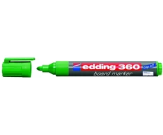 Žymeklis baltai lentai Edding 360, apvaliu galiuku, 1,5-3mm, žalios spalvos