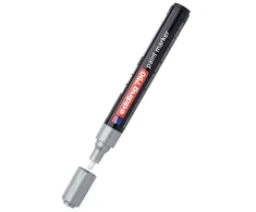 Žymeklis Edding 790, lako pagrindu, apvaliu galiuku, 2-3mm, sidabrinės spalvos