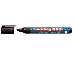 Žymeklis popieriui Edding 383, kirstu galiuku, 1-5mm, juodos spalvos