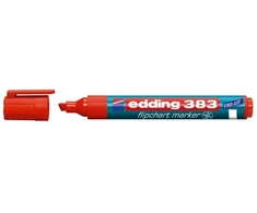 Žymeklis popieriui Edding 383, kirstu galiuku, 1-5mm, raudonos spalvos