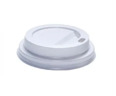 12oz SORPRESO baltas dangtelis Latte vienkartiniam puodeliui (100 vnt.)