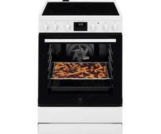 60 cm pločio baltos el keraminė viryklė Electrolux LKR64023AW
