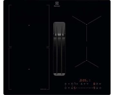 60 cm pločio indukcinė kaitlentė su integruotu gartraukiu Electrolux ECC63410CB