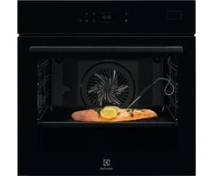 70l.talpos įmontuojama garinė juodos spalvos orkaitė Electrolux EOB8S39WZ