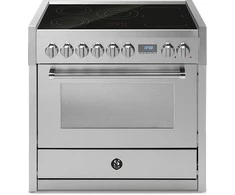 90cm pločio indukcinė viryklė su el orkaite Steel Genesi G9F-5FI SS