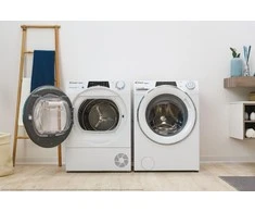 Džiovyklė Candy | Dryer Machine | ROE H9A2TCEX-S | Energy efficiency class A++ | Front loading | 9kg | Heat pump | Big Digit | Gylis 58.5 cm | Wi-Fi | Baltas