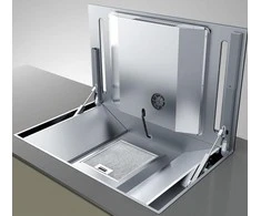 Įmontuojama indukcinė kaitlentė su gartraukiu (2 in 1) Baraldi Diamond Flexi 83x51cm 700m3/h