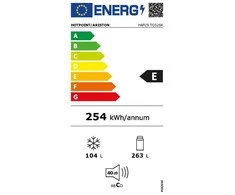 Hotpoint ARISTON 203 cm aukščio No Frost juodos/sidabro spalvos šaldytuvas Hotpoint HAFC9 TO32SK