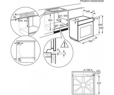 Įm. garinė orkaitė Electrolux EOC8P39WX
