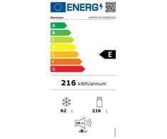 Įmontuojamas šaldytuvas su šaldikliu 188cm Electrolux LNS9TE19S