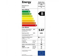 Skalbimo mašina Skalbyklė-džiovyklė Whirlpool WDWG751482 EU
