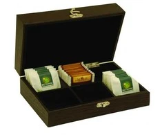 Joefrex Dėžutė arbatai Tea box 6 skyriai