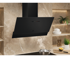 Juodos matinės spalvos 90 cm pločio kamino tipo gartraukis Electrolux LFV619Z