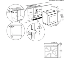Built-in orkaitė AEG TH6XB53PE