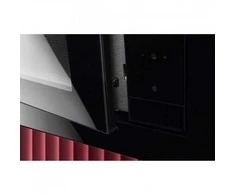 Juodos spalvos 38cm aukščio įmontuojama mikrobangų krosnelė AEG OS5GM251EB