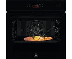Juodos spalvos garinė orkaitė Electrolux EOB8S39H