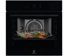 Juodos spalvos garinė orkaitė Electrolux EOABS39WZ