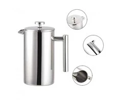 Kavos aparatas Feng Ru French press nuspaudžiamas metalinis kavinukas 380 ml