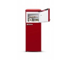ETA | Šaldytuvas | ETA253490030E Storio retro | Energy efficiency class E | Free standing | Double Door | Height 148.2 cm | Šaldytuvas net capacity 170 L | Šaldiklis net capacity 45 L | 44 dB | Raudona