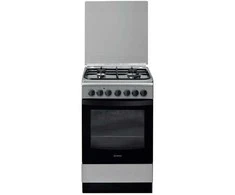 Viryklė INDESIT Cooker | I5G5PMX | Hob type Gas | Oven type Electric | Stainless Steel | Plotis 50 cm | Grilling | Gylis 60 cm | 60 L