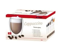 Scanpart CAPPUCCINO dvigubo stiklo stiklinės 2 x 300 ml