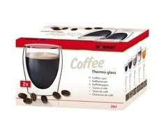Scanpart COFFEE dvigubo stiklo stiklinės 2 x 175 ml