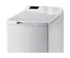 INDESIT Viršutinė skalbimo mašina BTW S60400 EU/N, C energijos klasė, 6kg, 1000 aps./min., Gylis 60 cm