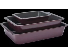 AEG A9OOECTS Easy2Clean Rectangular 3-Pan Set