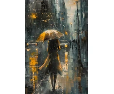 Paveikslas MOTERIS LIETUJE