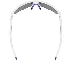 Akiniai Uvex axos set baltas matt / mirror violetinė