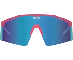 Akiniai Uvex flowline glacier pink matt / mirror mėlynas