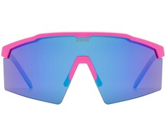 Akiniai Uvex flowline pink matt / mirror mėlynas